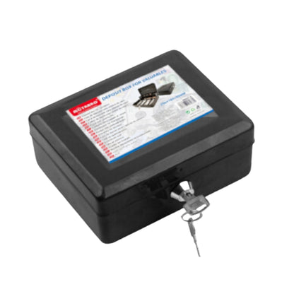 Motarro Deposit Box 8.5x20x16cm - Black