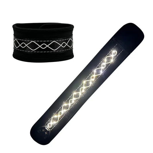 Horse LED Leg Band - Battery Powered Night Riding Band - White
