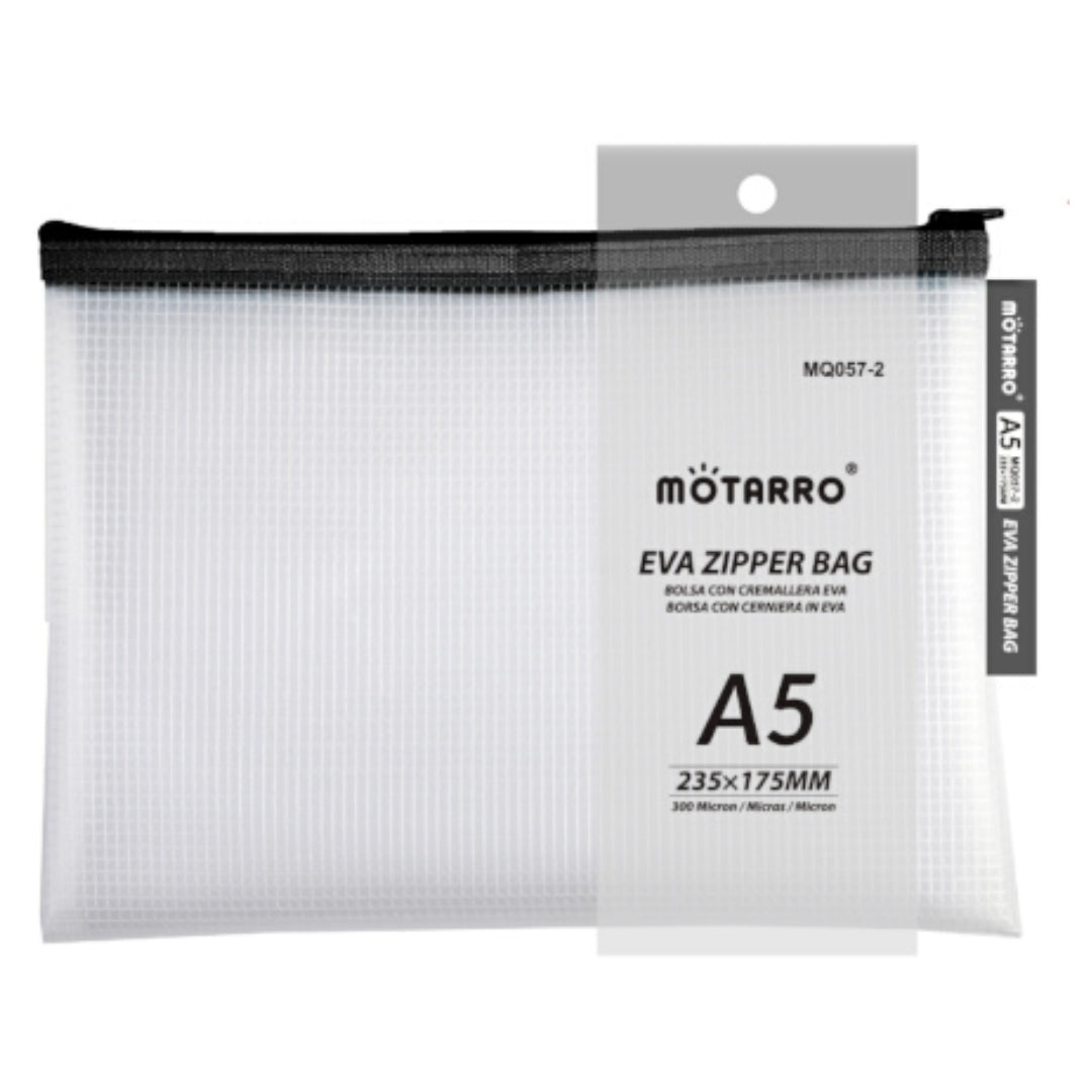 Motarro Eva Zipping Bag A5 235x175mm - Black