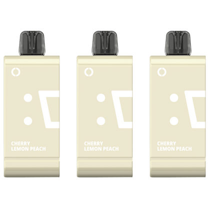 Elf Bar 18000 Puffs Rechargeable Pod 50mg - Cherry Lemon Peach - 3 Pack