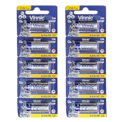 Vinnic Alkaline 12V A23 Remote Battery 5PC - 2 Pack
