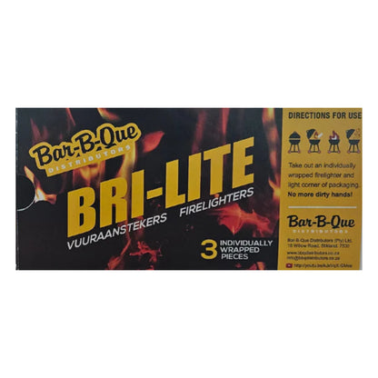 Bri-Lite Individually Wrapped Fire Lighters - 3 Piece