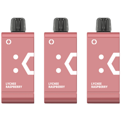 Elf Bar 18000 Puffs Rechargeable Pod 50mg - Lychee Raspberry - 3 Pack