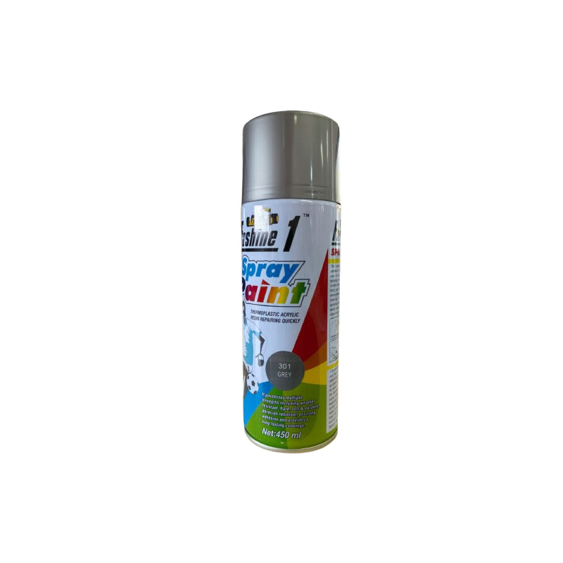 Fashine 1 Spray Paint 450ml - Silver Grey