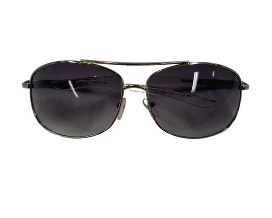 Solar X Aviator Square Silver Sunglasses with Gradient Lens UV400