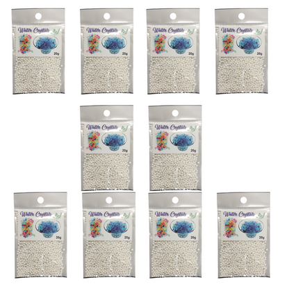 Growing Water Crystal Beads - 10 Pack - White