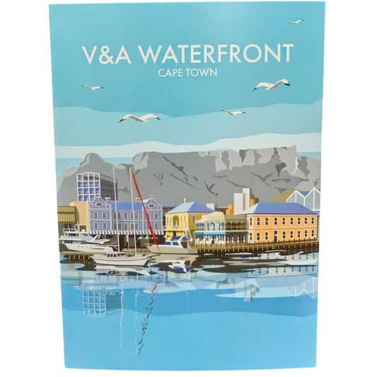 Cape Town Travel Art Card - A5 - V&A Waterfront