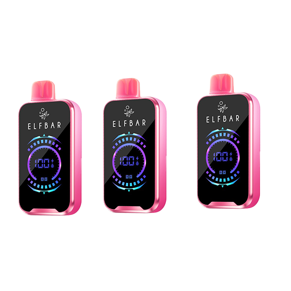 Elf Bar 18000 Puffs Disposable Vape - Peach Berry - 3 Pack
