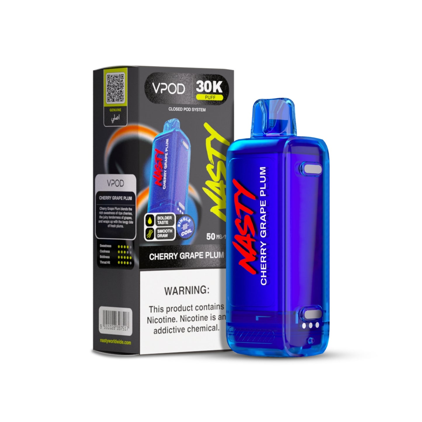 Nasty Versa 30k Disposable POD - Cherry Grape Plum