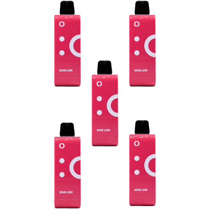 Elf Bar 9000 Puffs Rechargeable Pod 50mg - Sour Lush - 5 Pack