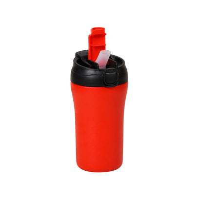 Travel Mug Flip Straw Lid - Red