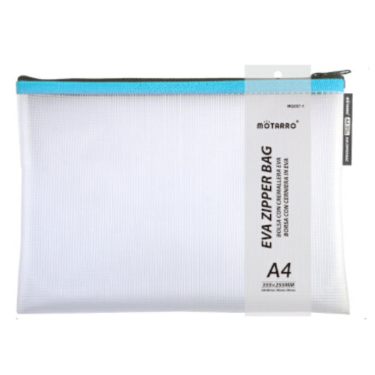 Motarro Eva Zipping Bag A4 355x255mm - Blue