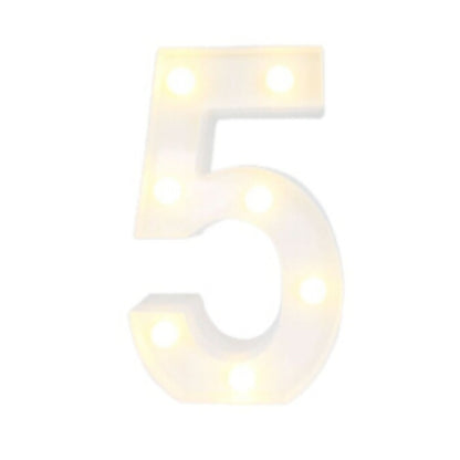 Motarro Led Numbers Light 22cm - Number 5