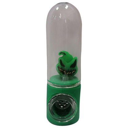 Silicone Rasta Pipe - Character in Glass - The Nightmare Before Christmas - Oogie Boogie