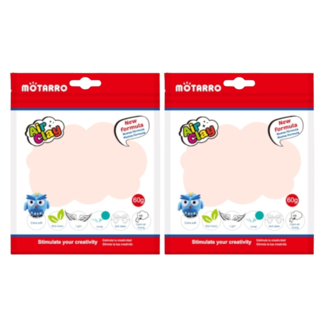 Motarro Air Clay 60g - Orange 2 Pack