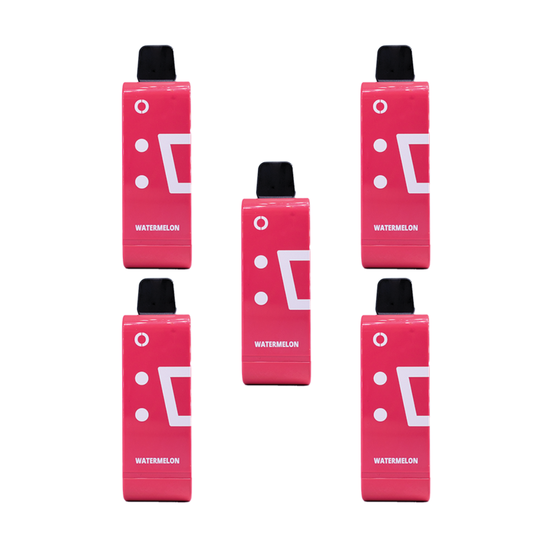 Elf Bar 9000 Puffs Rechargeable Pod 50mg - Watermelon - 5 Pack