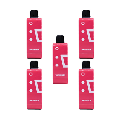 Elf Bar 9000 Puffs Rechargeable Pod 50mg - Watermelon - 5 Pack