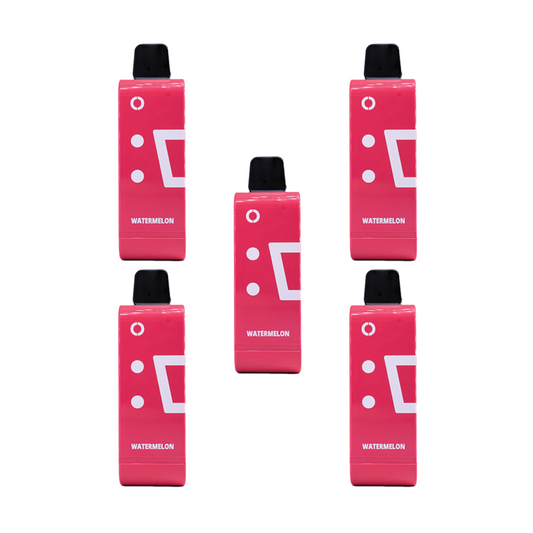 Elf Bar 9000 Puffs Rechargeable Pod 50mg - Watermelon - 5 Pack