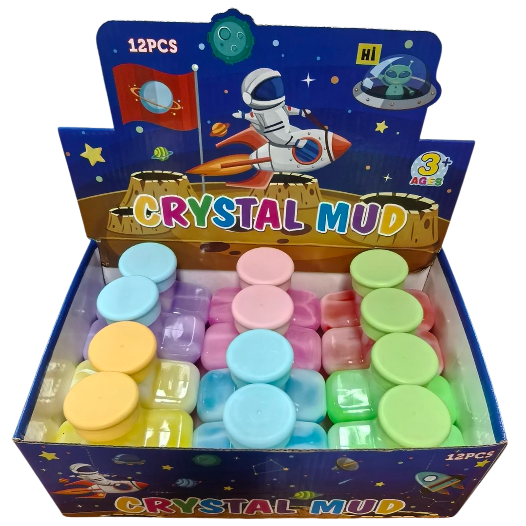 Milky Star Crystal Mud Slime - 12 Pack