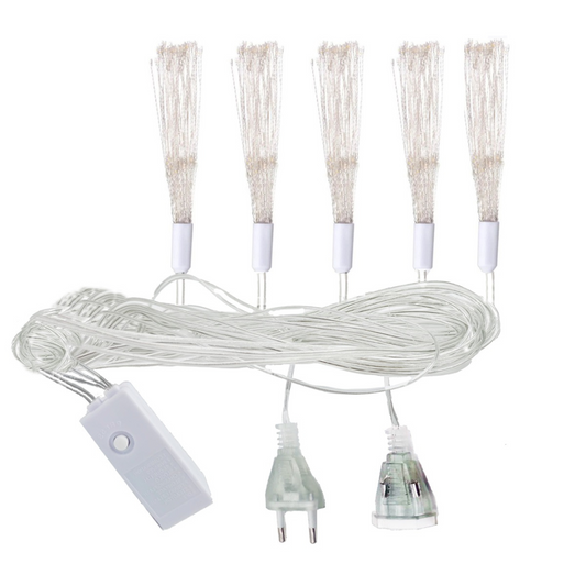 Fairy String Lights Starburst Firework Lights 100 LED - Warm White