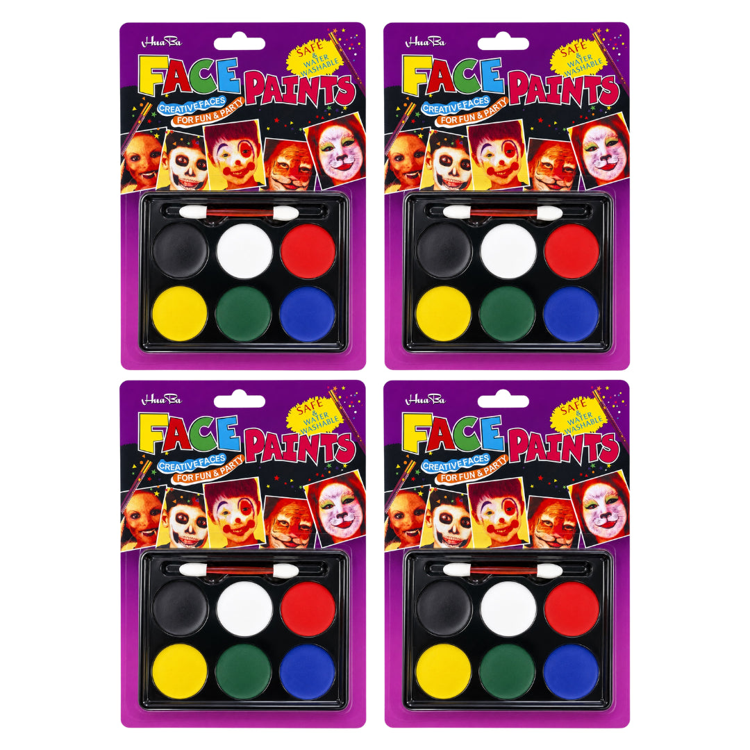 Face Paint On Card - 4 Pack