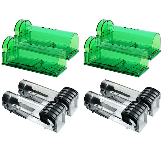 Plastic Pest Control Trap Large and Small Combo - 8 Pack