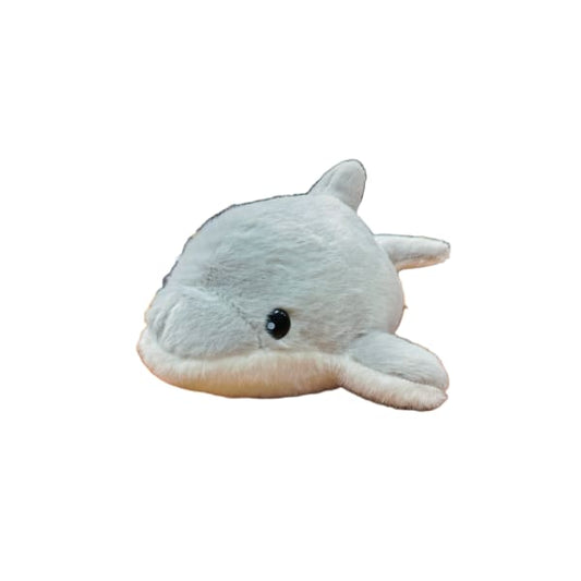 Soft Toy Grey Dolphin - 20cm