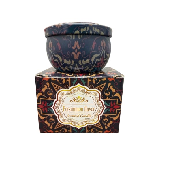 Artisan Soy Wax Scented Tin Candle - Persimmon