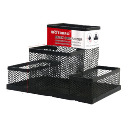 Motarro Desk Organiser - Black 10x15x10cm