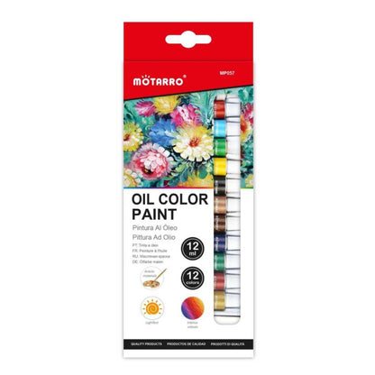 Motarro - Oil Color Paint Set of 12 x 12ml