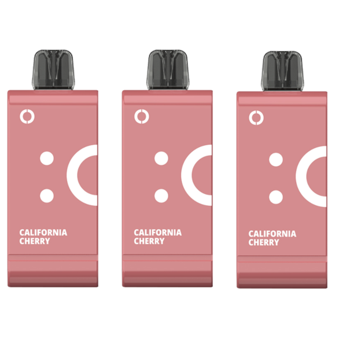 Elf Bar 18000 Puffs Rechargeable Pod 50mg - California Cherry - 3 Pack