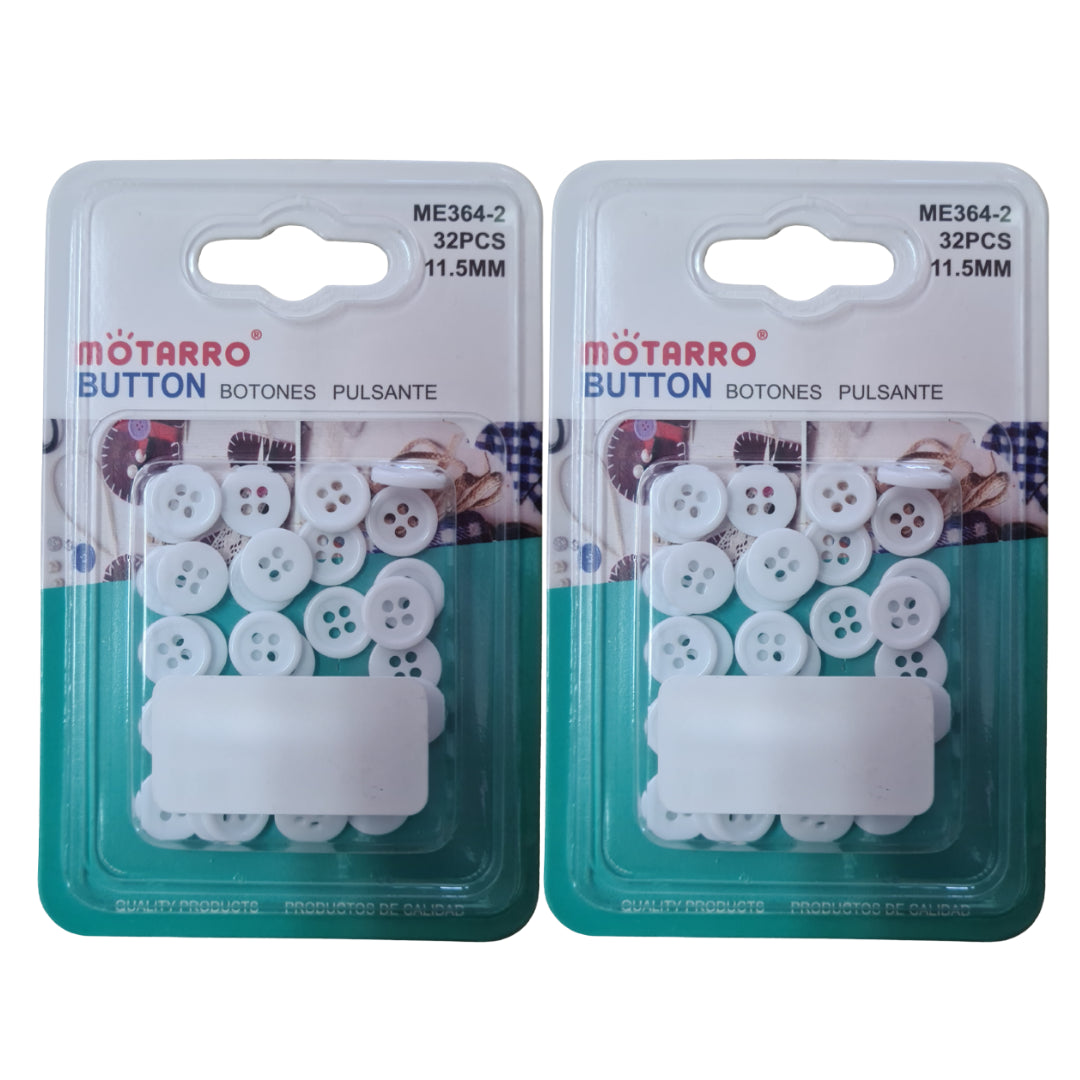 Motarro Buttons 32 PC - 2 Pack