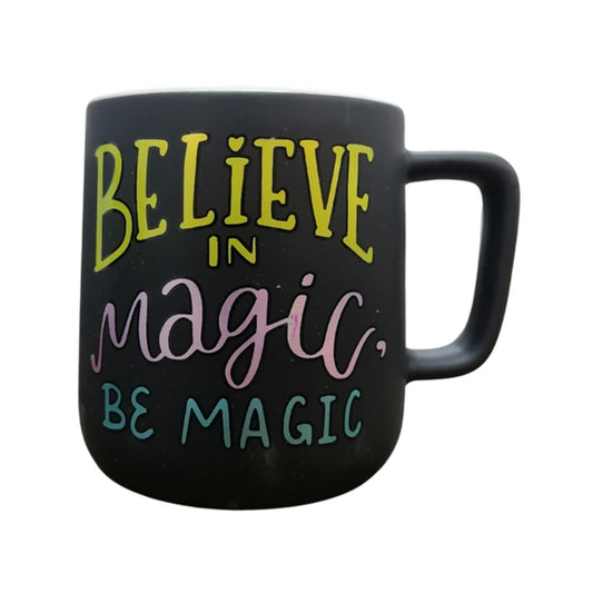 Black Ceramic Mug Make Your Own Magic