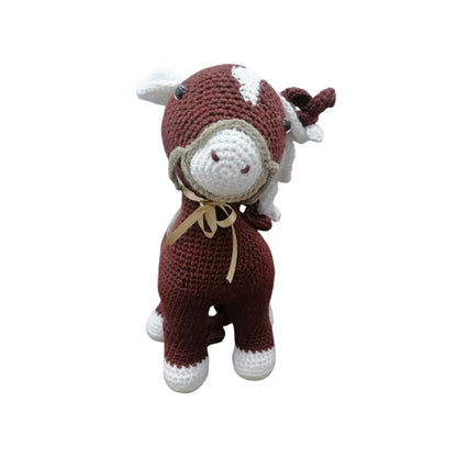 Horse Wool Knit - Dark Brown