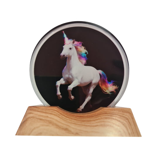3D Creative Lamp - Unicorn Illuminated Art Light