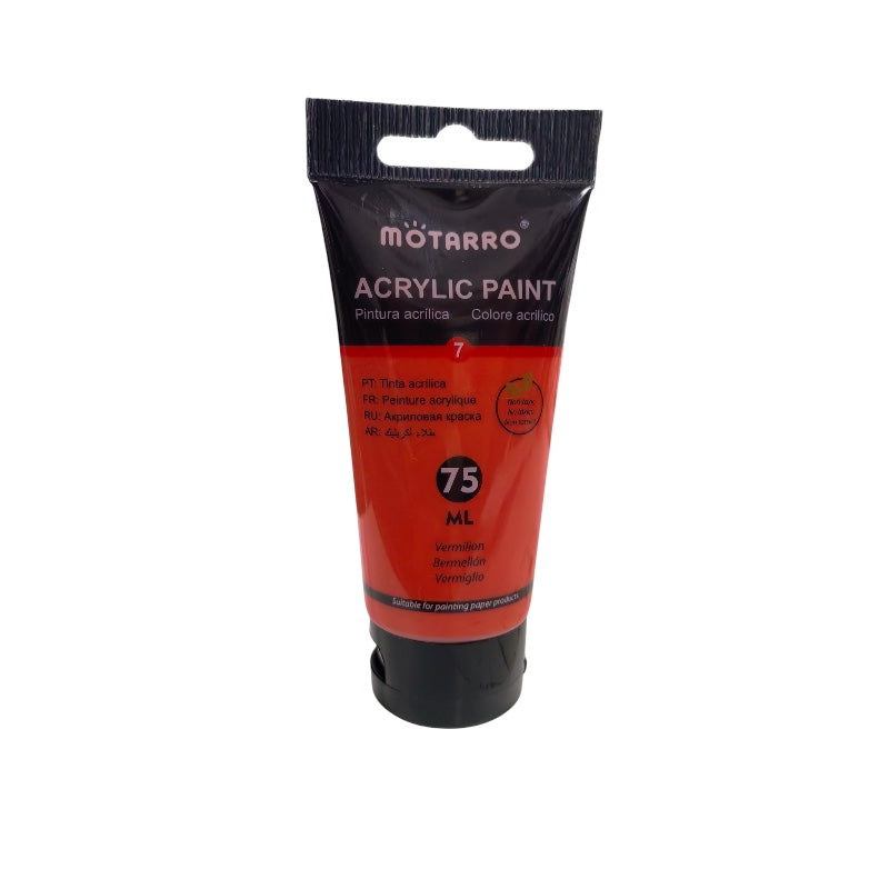 Motarro - Acrylic Paint - 75ml - Vermilion