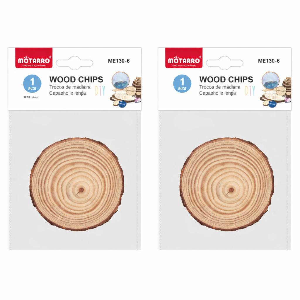 Motarro Wooden Chips - 2 Pack - 70/80mm