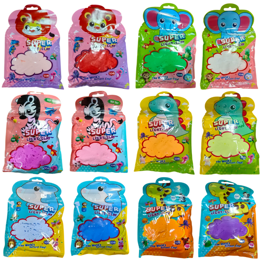 Animal Themed Light Clay - 12 Pack