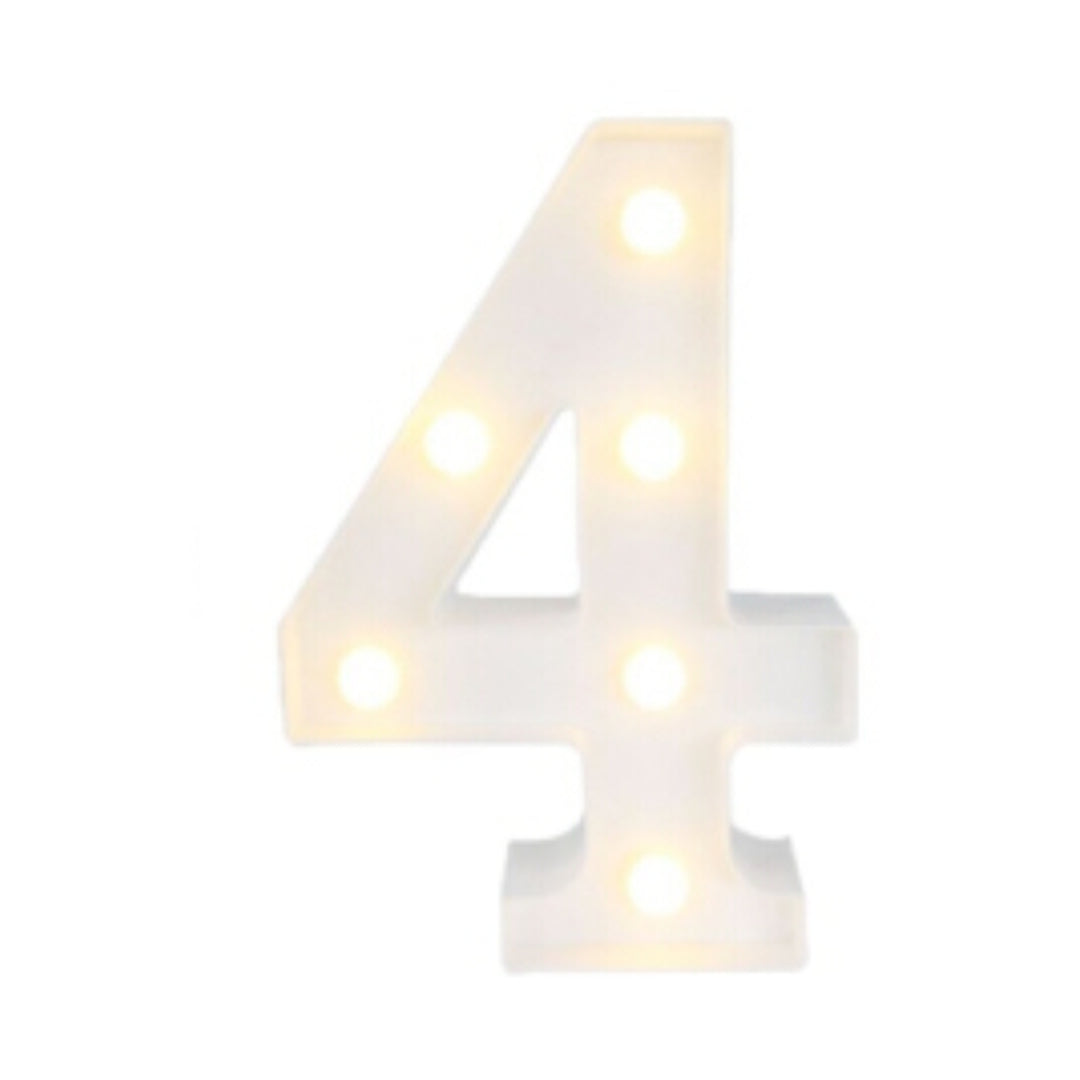 Motarro Led Numbers Light 22cm - Number 4