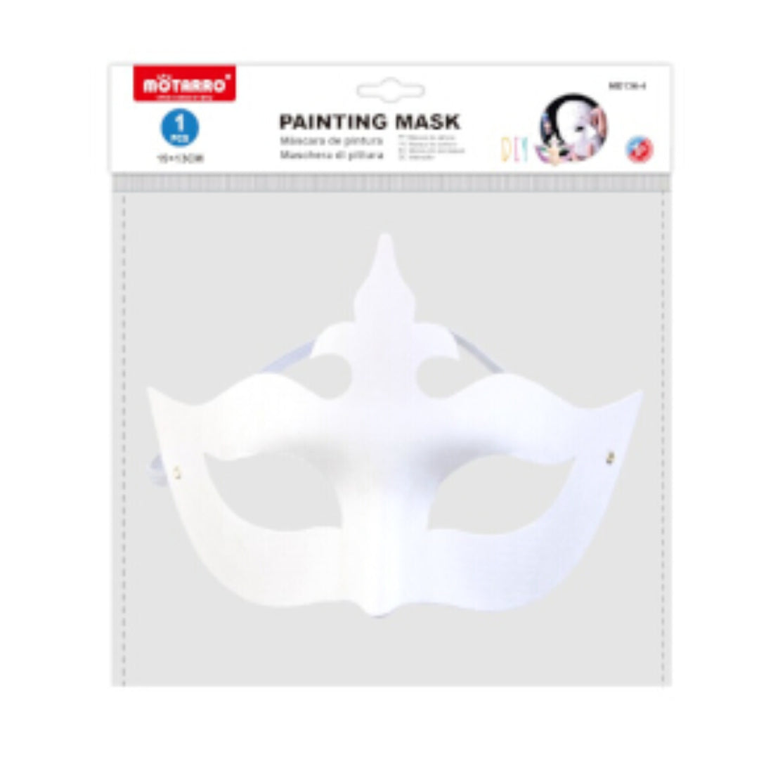 Motarro Painting Mask White - Royal 19x13cm