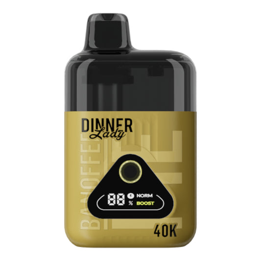 Dinner Lady Rechargeable Vape - Dessert Collection - 40K Puffs - Banoffee Pie