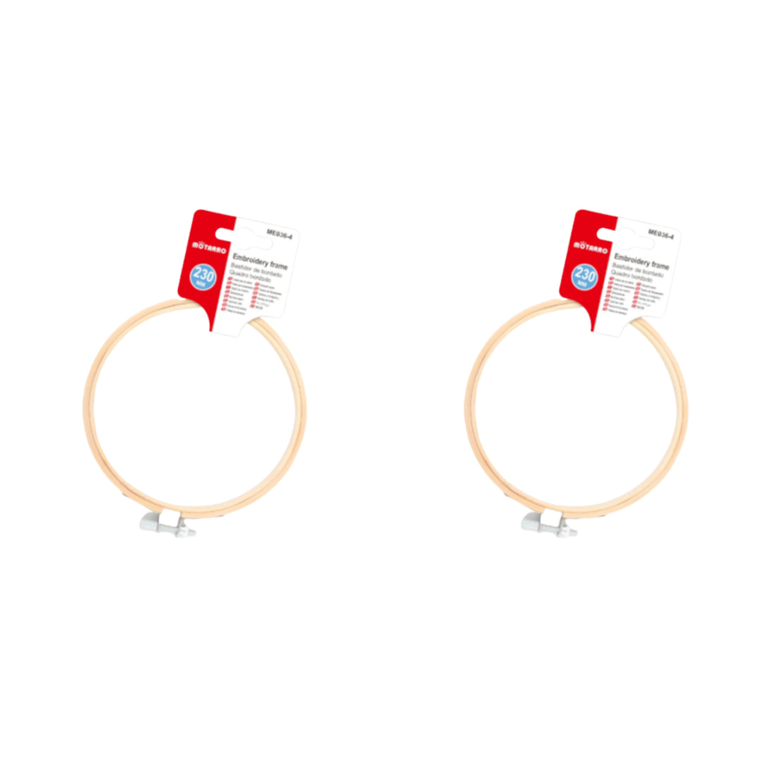 Motarro Embroidery Hoop - 2 Pack - 230mm