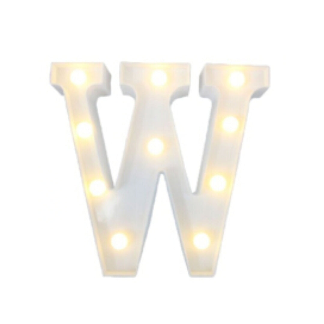 Motarro Led Letter Light 22cm - Letter W