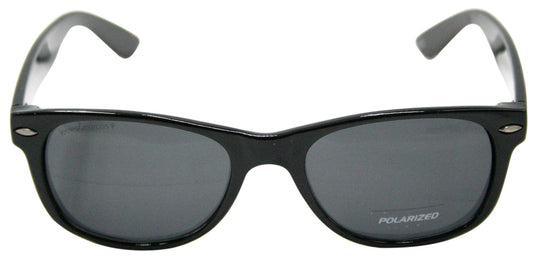 Lentes and Marcos "Prince-Lorenz" Polarised/UV400 Black Wayfarer Sunglasses