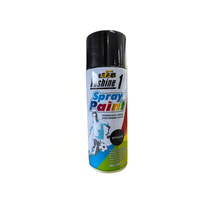 Fashine 1 Spray Paint 450ml - Satin Black