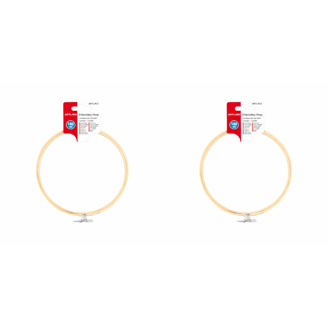 Motarro Embroidery Hoop - 2 Pack - 180mm