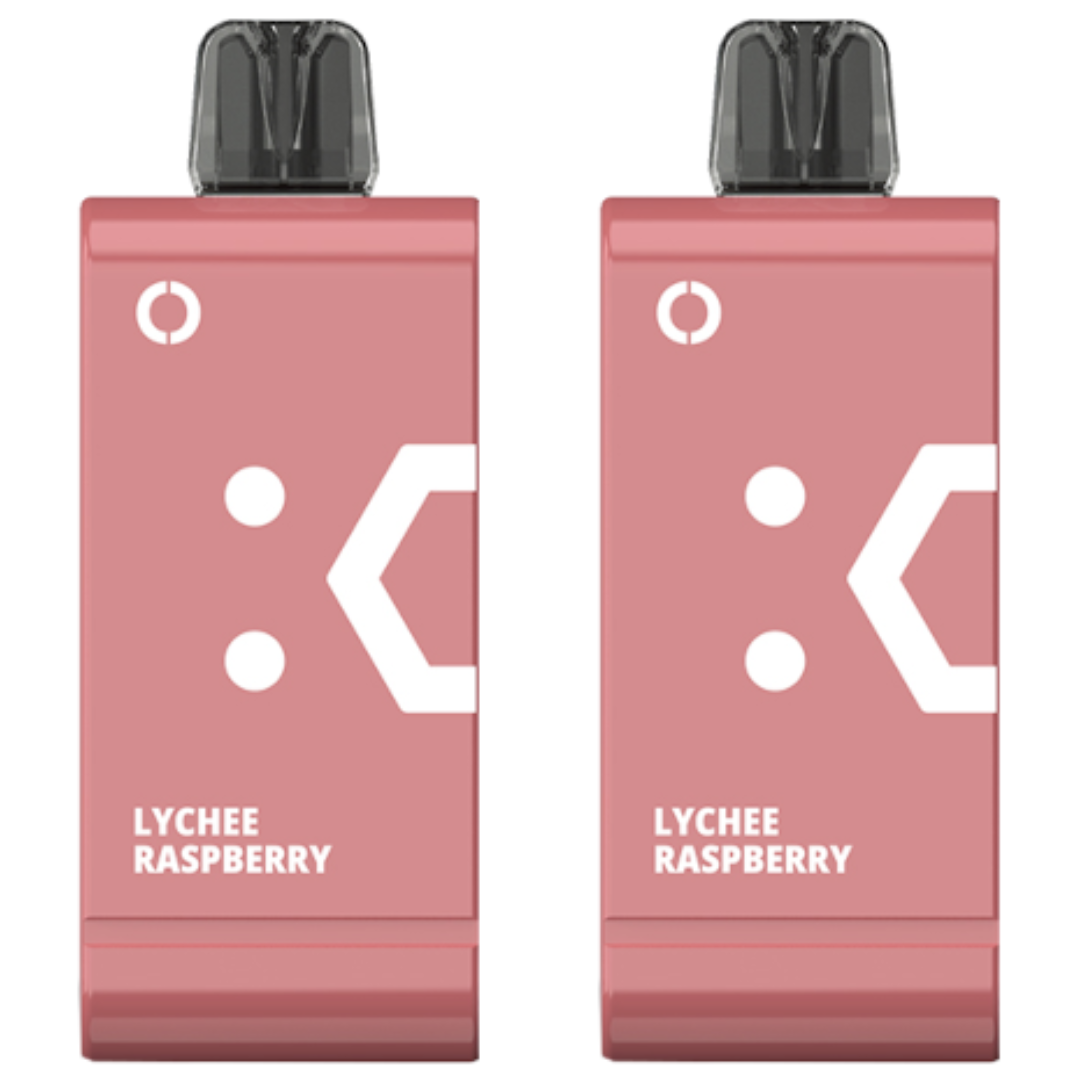 Elf Bar 18000 Puffs Rechargeable Pod 50mg - Lychee Raspberry - 2 Pack