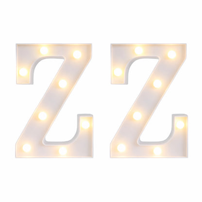 Motarro Led Letter Light 22cm - 2 Pack - White Letter Z