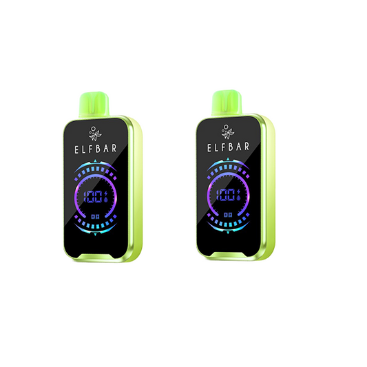 Elf Bar 18000 Puffs Disposable Vape - Cotton Candy Ice - 2 Pack