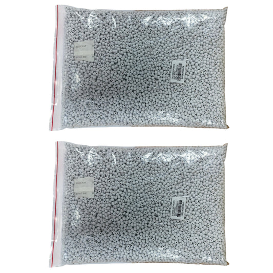 Wooden Beads +-1KG - 2 Pack - White 6mm